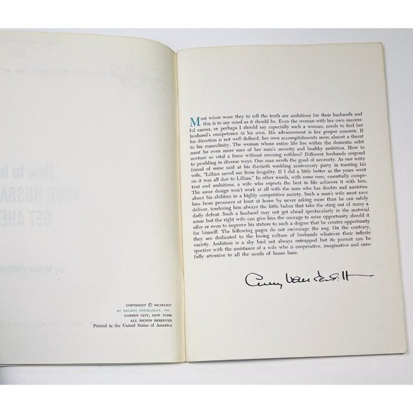 VTG MCM 1964 Vanderbilt HOW TO HELP YOUR HUSAND GET AHEAD Nina Fischer Trad Wife - Picture 3 of 7